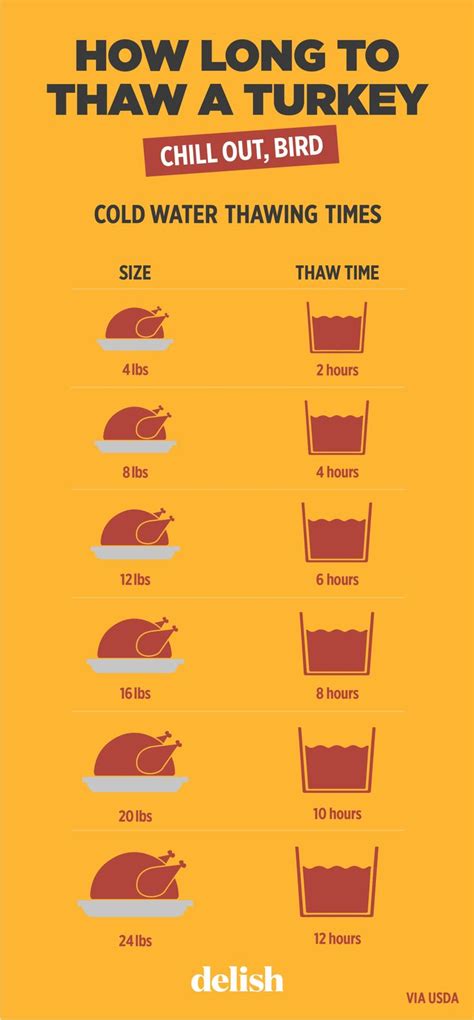 How Long Will It Take To Thaw Your Turkey? | Thawing turkey, Frozen ...