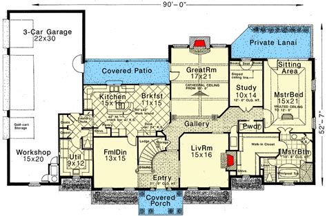 Graceful Georgian House Plan - 48459FM | Architectural Designs - House ...