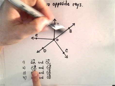 Rays : Identify Opposite Rays ( Geometry ) - YouTube