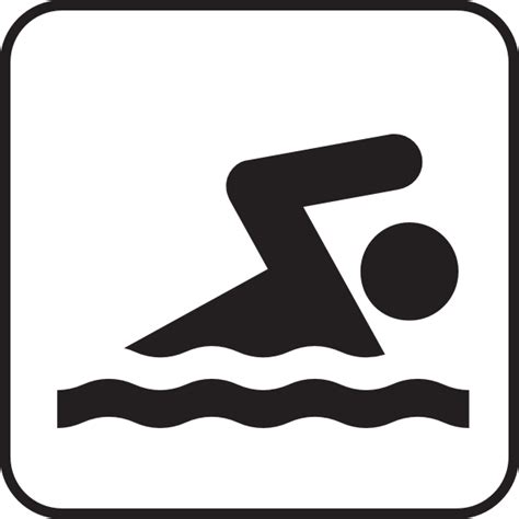 Silhouette Swimmer Clip Art at Clker.com - vector clip art online ...