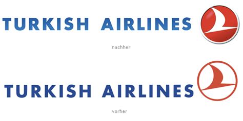 Turkish Airlines variiert Logo - Design Tagebuch