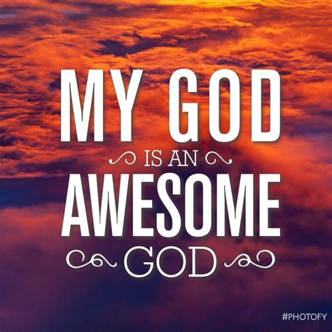 God Is Awesome Quotes - ShortQuotes.cc