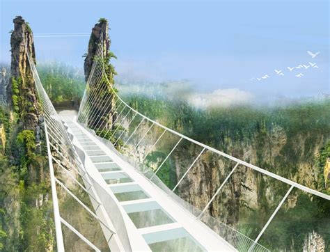 Follow The Glass-Bottomed Zhangjiajie Grand Canyon Bridge