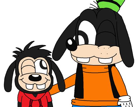 Goofy and Max by KirbyHamtaroGirl on DeviantArt