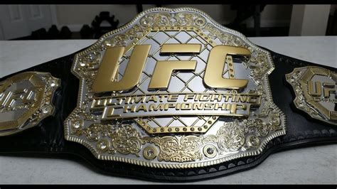 UFC Championship Replica Belt Review - YouTube