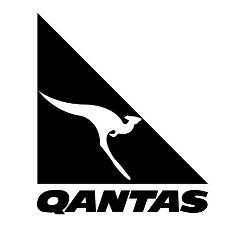 Qantas Logo Black and White (2) – Brands Logos