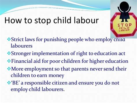 child labour: How to stop child labour