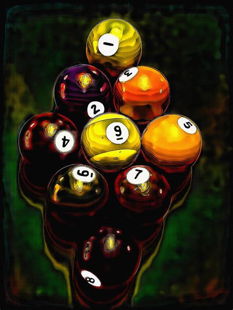 Billiards Art - Your Break 6 Mixed Media by Lesa Fine - Fine Art America