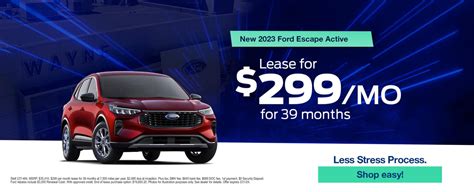 Current New Ford Specials Offers | Wayne Ford