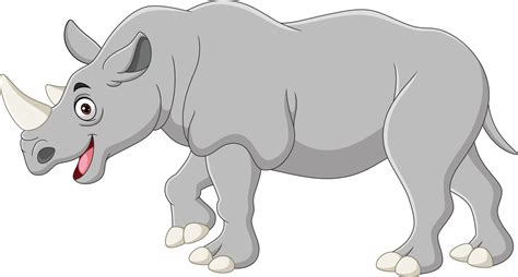 Rhino Cartoon Vector Art, Icons, and Graphics for Free Download