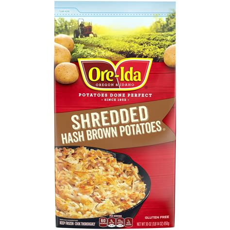 Ore-Ida Shredded Hash Brown Potatoes, 30 oz Bag - Walmart.com - Walmart.com