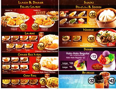 Chowking - Pinoy Food Delivery Menus