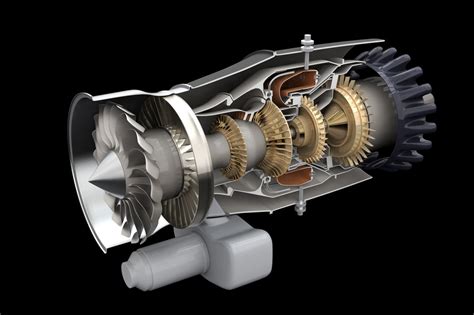 PW615 VLJ Jet Engine / 3D diagram by Charles Floyd at Coroflot.com