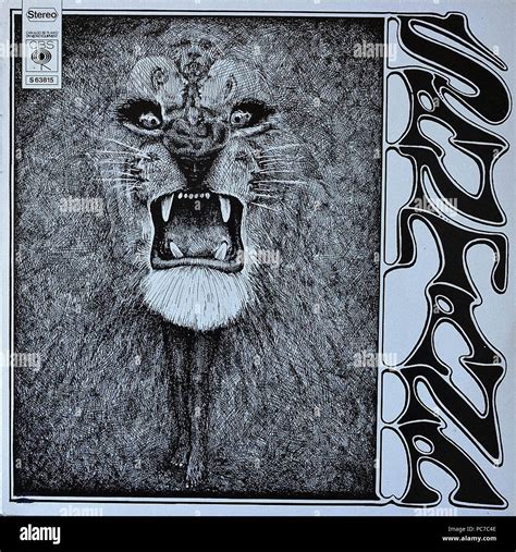 Santana - Santana - Vintage vinyl album cover Stock Photo - Alamy