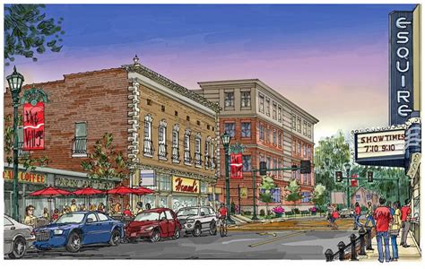 Artist's Rendering of Historic Downtown Cape Girardeau | Cape girardeau ...