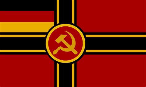 Communist Germany flag : vexillology