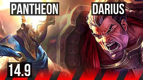 PANTHEON vs DARIUS (TOP) | 5/0/3, 800+ games | KR Master | 14.9 - YouTube