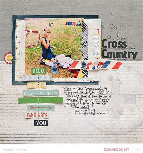 Cross Country by maggie holmes at @studio_calico | Scrapbook ...