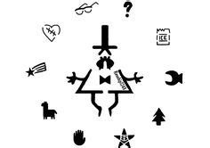 Free Bill Cipher jack-o-lantern stencils inspired by Gravity Falls ...