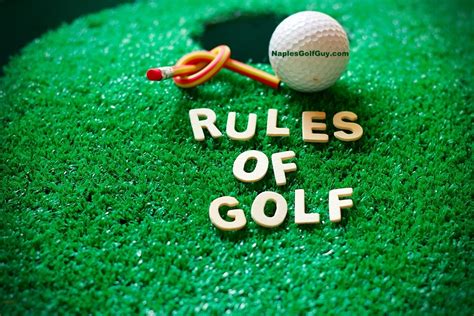 New Year New Golf Rules - Naples Golf Homes | Naples Golf Guy