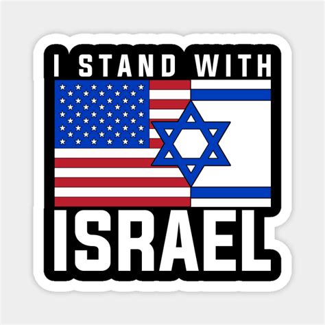 I Stand With Israel - Israel - Magnet | TeePublic