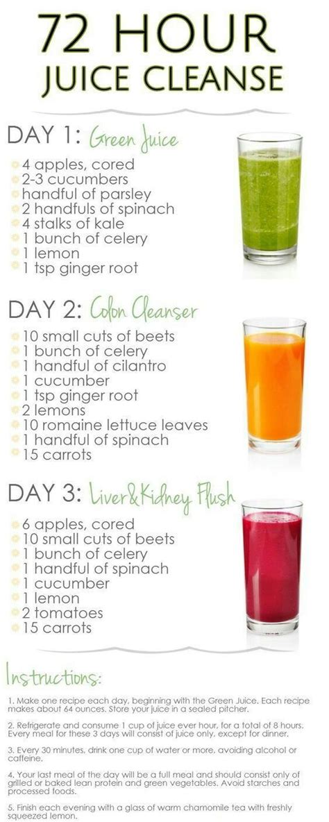 Recipe. 3-day juice cleanse | Juice diet recipes, Juice diet, Diet loss