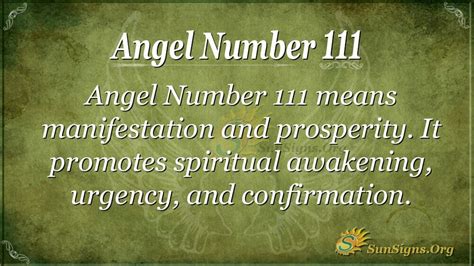 Angel Number 111 Meaning - Why Are You Seeing 111? | SunSigns.Org