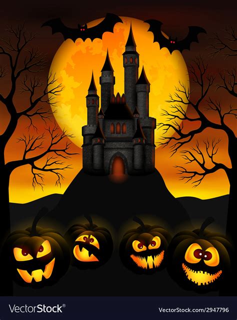 Halloween night Royalty Free Vector Image - VectorStock