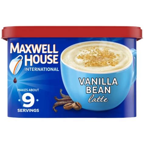 Maxwell House International Vanilla Bean Latte Cafe-Style Instant ...