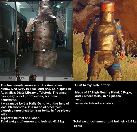 Just found out Heavy plate armor is Historically Accurate : playrust