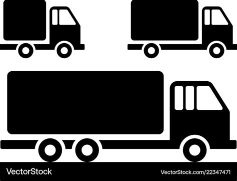 Delivery truck Royalty Free Vector Image - VectorStock