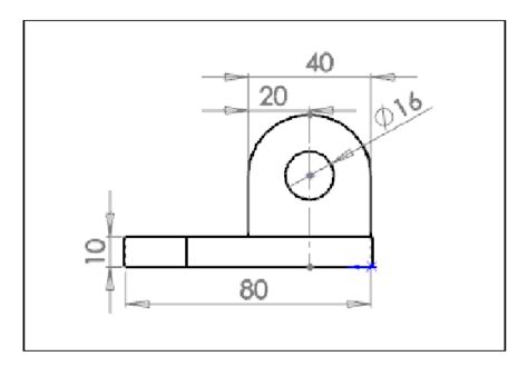 Front view of 2D line drawing. | Download Scientific Diagram