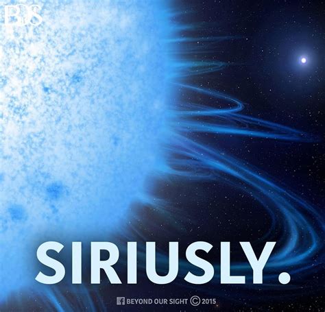 Sirius A and Sirius B , the brightest star system in the night sky ...