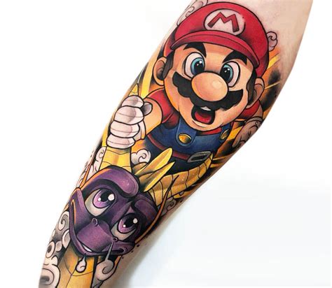 Super Mario tattoo by Yeray Perez | Photo 30468