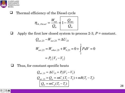 Thermodynamic Chapter 5 Air Standard Cycle