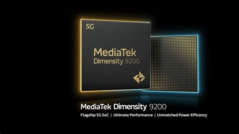 MediaTek Dimensity 9200 Flagship SoC Unveiled