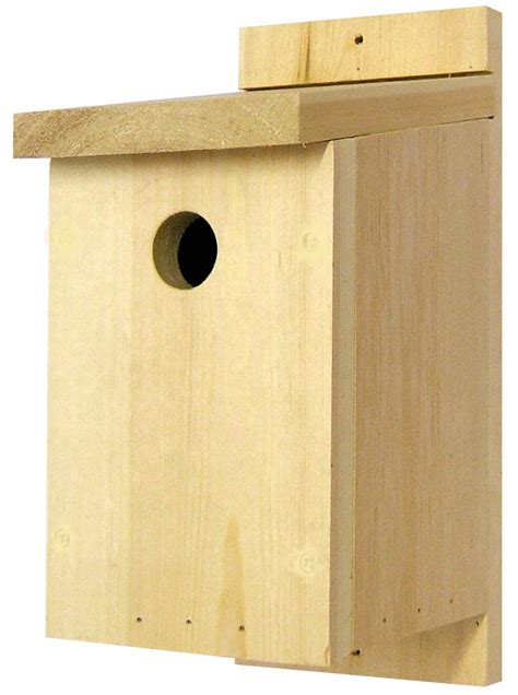 Traditional Wooden Bird Nest Box: NHBS