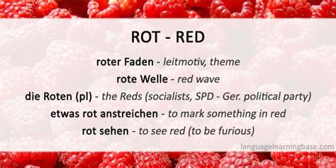 How to Learn German Colors the Creative Way. Colour words and ...