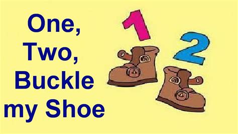 One Two Buckle My Shoe Nursery Rhyme Printable - Printable Word Searches