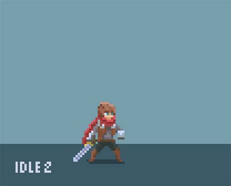 Animated Pixel Adventurer by rvros | Animation, Cool pixel art, Pixel