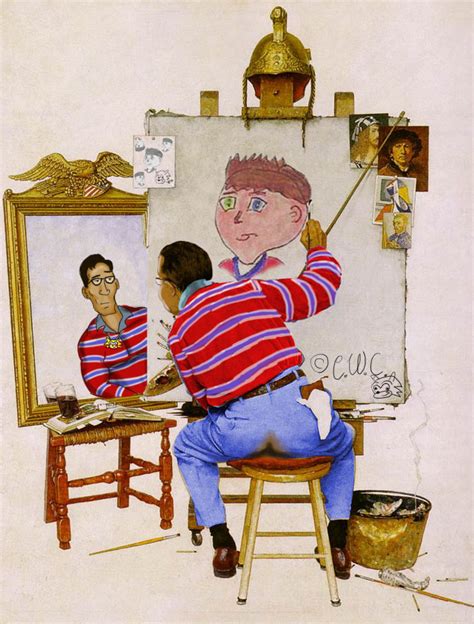 Chris-chan Norman Rockwell by NeverMonkey on DeviantArt