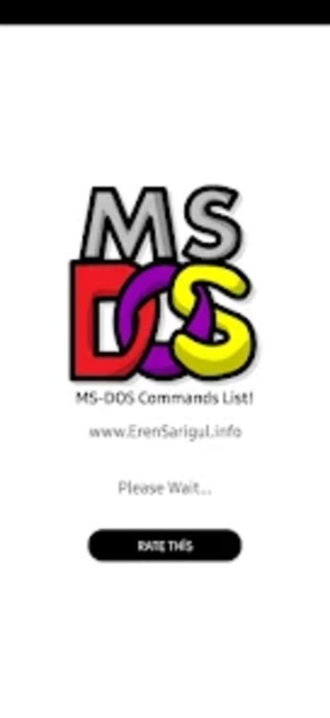 MS-DOS Commands List for Android - Download