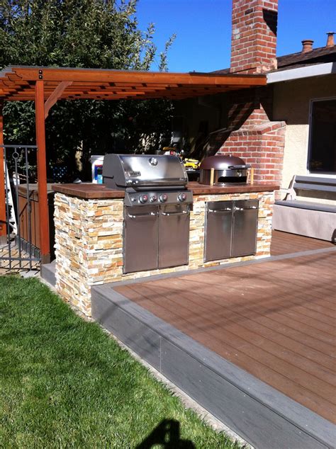 Dave's BBQ island! | Bbq island, Diy outdoor fireplace, Diy outdoor kitchen