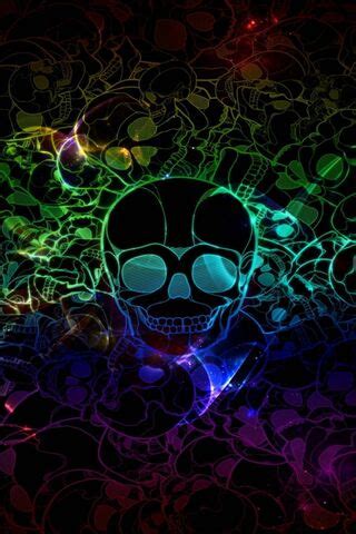 Skull Colorful Wallpaper - Download to your mobile from PHONEKY