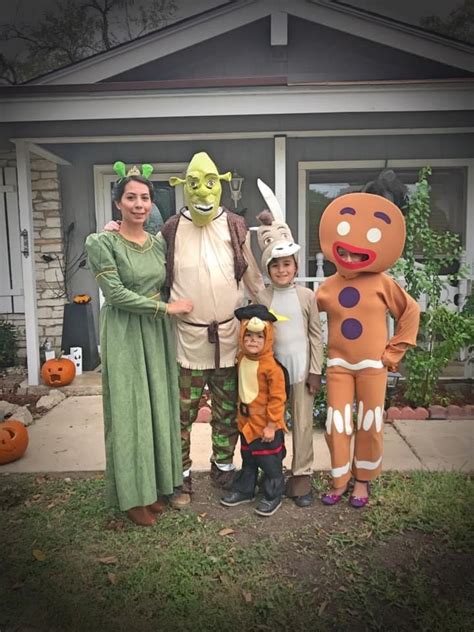 Family Halloween Costume Shrek | Matching family halloween costumes ...