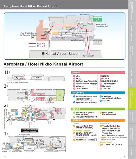 Kansai Airport Map9 | Kansai airport, Airport map, Airport