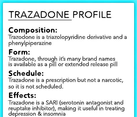 Trazodone Withdrawal Side-Effects - American Drug Rehabs