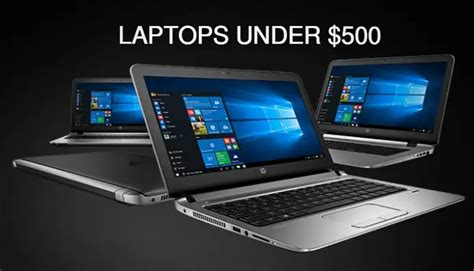 7 Best Laptops Under $500 for Great Speed & Performance