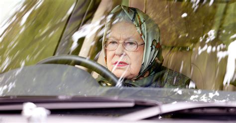 Queen Elizabeth II Driving Photos May 2017 | POPSUGAR Celebrity