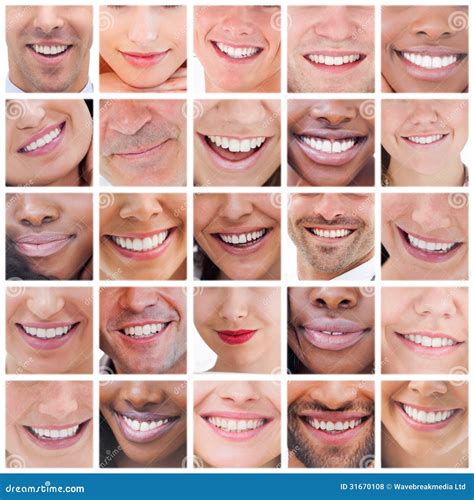 Collage Of People Smiling Royalty Free Stock Photos - Image: 31670108